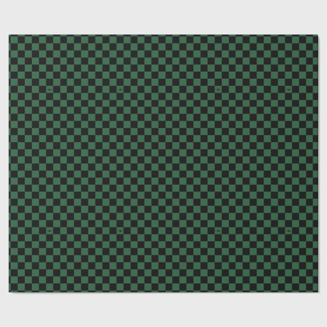 Papel De Regalo Black and Green Checkered con F-35s (Costura)