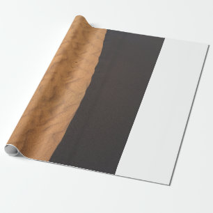 Papel De Regalo Black and white floral textile