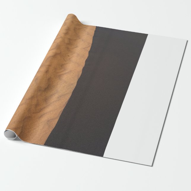 Papel De Regalo Black and white floral textile (Desenrollado)