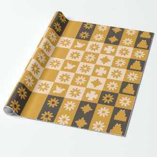 Papel De Regalo Black & Gold Wrapping paper 