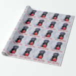 Papel De Regalo Black Labrador Merry Christmas- Puppy Cute Perro<br><div class="desc">Envuelve todos tus regalos favoritos de los amantes del labrador con este adorable papel de envoltura de navidad negro de Labrador negro. Este papel de envoltura de navidades labradores negros será el favorito de los amantes del labrador. Visite nuestra colección para ver tarjetas de navidades negros de laboratorio, decoración y...</div>