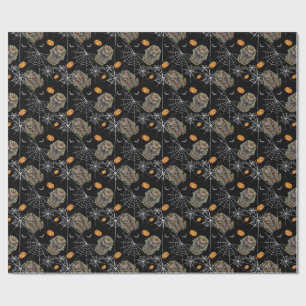 Papel De Regalo 🖤 Black Pharaoh Mummy Wrapee Paper 🎃 👑