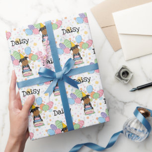 Papel De Regalo Black Tan Brussels Griffon Dog Birday Party