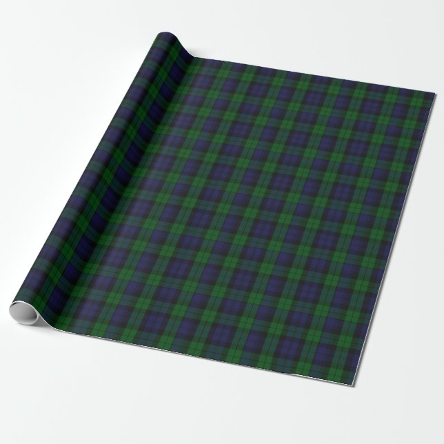 Papel De Regalo Blackwatch Tartán (Desenrollado)