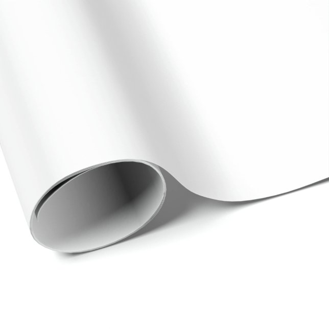 Papel De Regalo Blanco (Esquina del rollo)