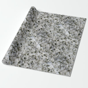 Papel De Regalo Blanco de la roca del granito