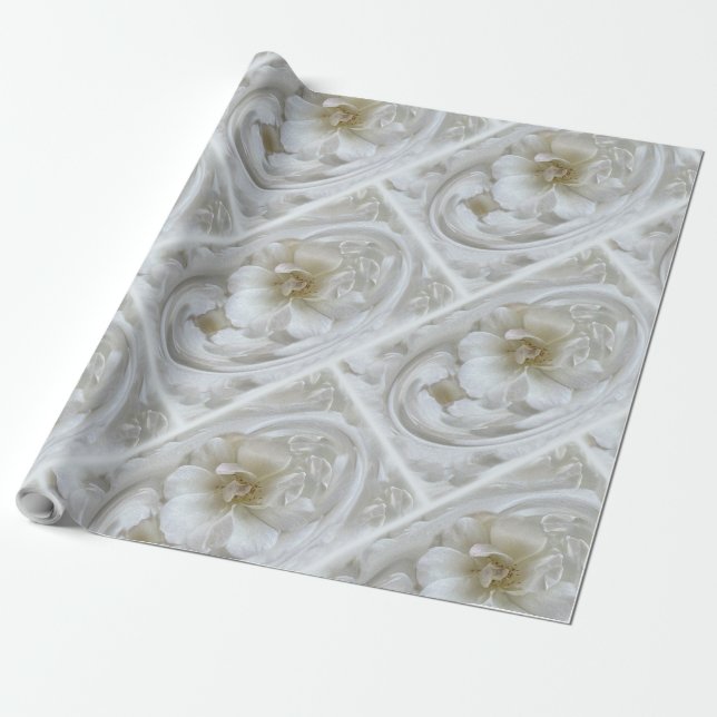 Papel De Regalo Blanco marfil (Desenrollado)