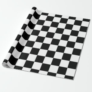 Papel De Regalo Blanco y negro