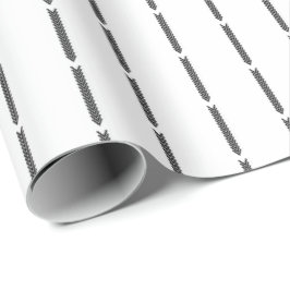 Papel De Regalo Blanco y negro minimalista escandinavo