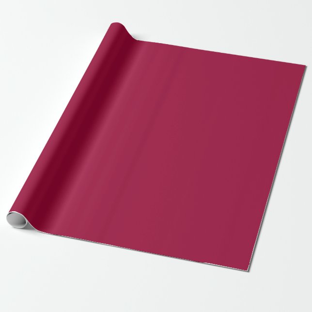 Papel De Regalo Blank Crear el propio - Rojo cereza (Desenrollado)