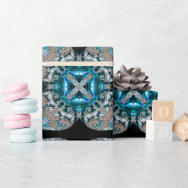 Papel De Regalo Bleu Navidades Elegant Designer