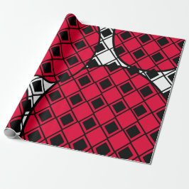 Papel De Regalo Blob Harlequin rosa