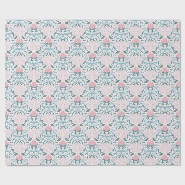 Papel De Regalo Bloom de mariposa (Superficie plana)