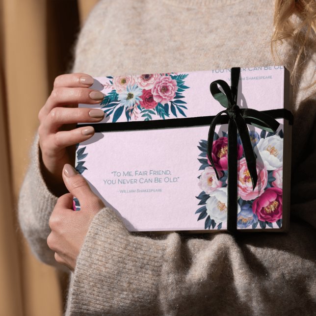 Papel De Regalo Bloom Eterno - Acondicionamiento Floral Shakespear (Subido por el creador)