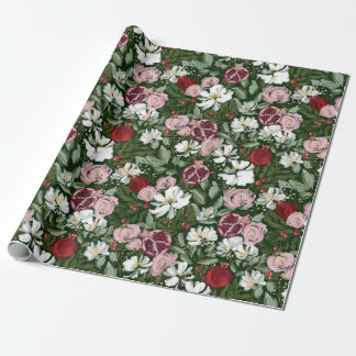 Papel De Regalo Blooms Pomegranate