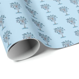 Papel De Regalo Bloque de Impresión Palmetto Tree