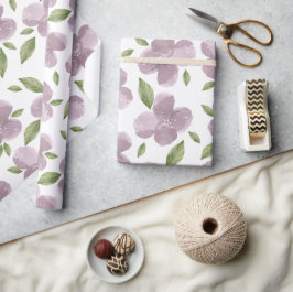 Papel De Regalo Bloques morados