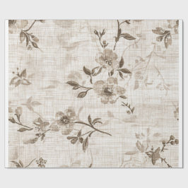Papel De Regalo Blossom Beige Gift Wrap
