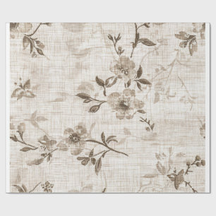 Papel De Regalo Blossom Beige Gift Wrap