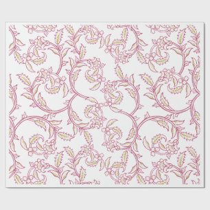 Papel De Regalo "Blossom Paisley" Envoltura de regalo floral elega