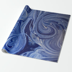 Papel De Regalo Blue and white artwork