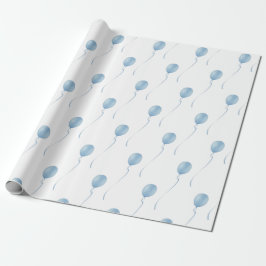 Papel De Regalo Blue balloon Gift Wrapping Cadeaupapier 