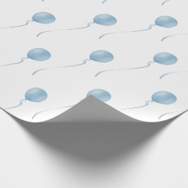 Papel De Regalo Blue balloon Gift Wrapping Cadeaupapier