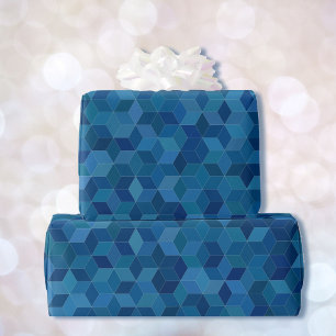 Papel De Regalo Blue Birthday Giftwrap para él