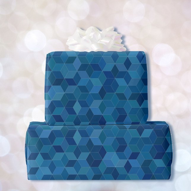 Papel De Regalo Blue Birthday Giftwrap para él (Subido por el creador)