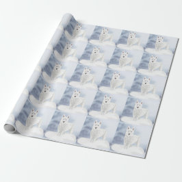 Papel De Regalo Blue Eyed Husky