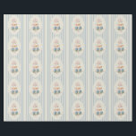 Papel De Regalo Blue Hydrangea Coastal Striped Bridal Shower<br><div class="desc">Celebrate with a classic coastal bridal shower invitation. This design features delicate blue and pink watercolor hydrangeas framed by a scalloped oval on a timeless blue striped background. It is the perfect choice for an elegant garden tea party or a summer wedding shower.</div>