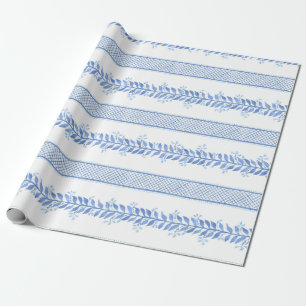 Papel De Regalo Blue Ivylines