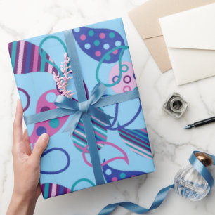 Papel De Regalo Blue Paisley