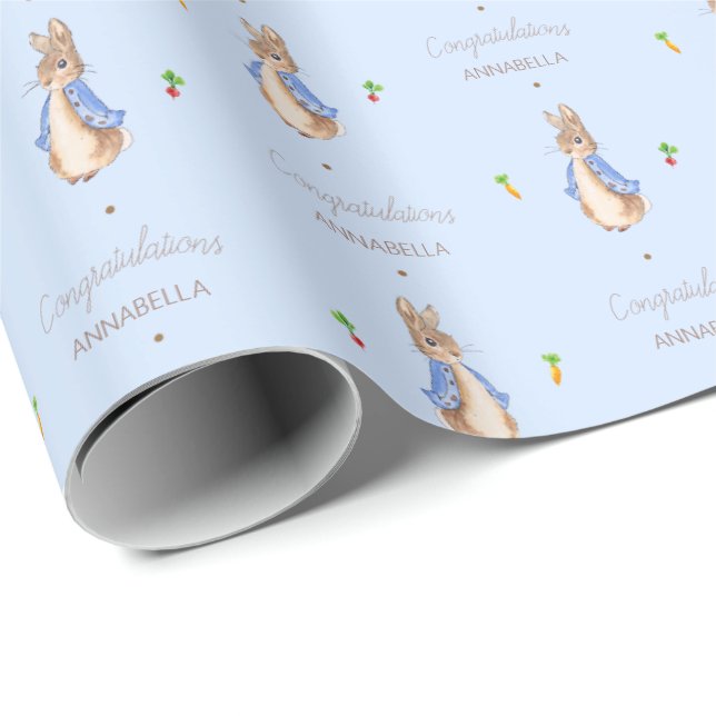 Papel De Regalo Blue Peter the Rabbit (Esquina del rollo)