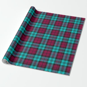 Papel De Regalo Blue Red Campbell Abercrombie Blackwatch Plaid