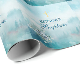 Papel De Regalo Blue Rose Religious Ceremony