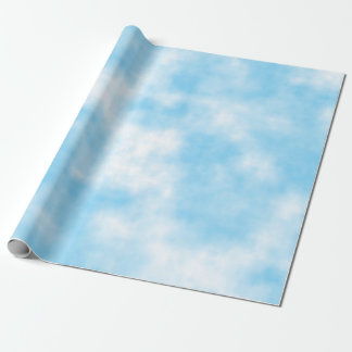Papel De Regalo Blue Sky and Cloud Art Personalizado
