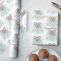 Blue Stripe Koala Boy Baby Shower / Cumpleaños de 