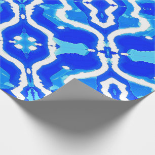 Papel De Regalo Blue wave minted art