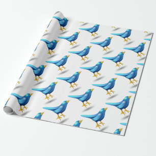 Papel De Regalo Bluebird
