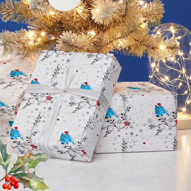 Papel De Regalo Bluebird at Christmas (Subido por el creador)
