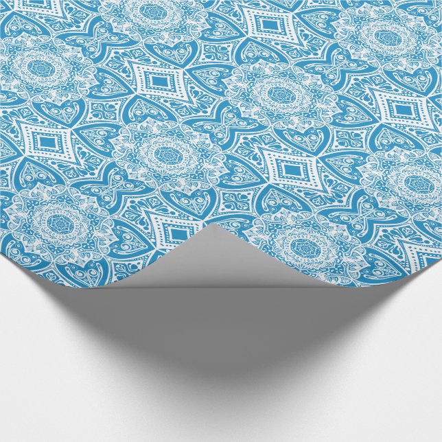 Papel De Regalo Bluebird Mandala (Esquina)