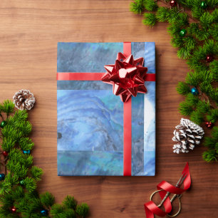 Papel De Regalo Blues de Paua suave