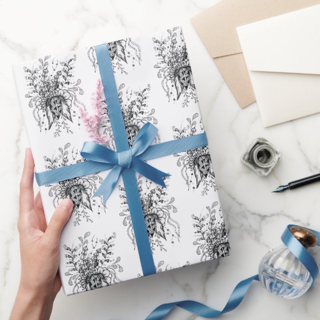 Papel De Regalo Blume Zen Art, hangezeichnet -  (Regalar)