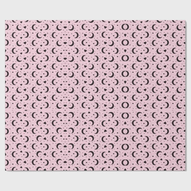 Papel De Regalo blush moon magic wrapping paper (Superficie plana)