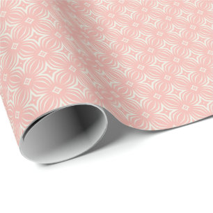 Papel De Regalo Blush Rosa y Estrella Infiniti de Crema