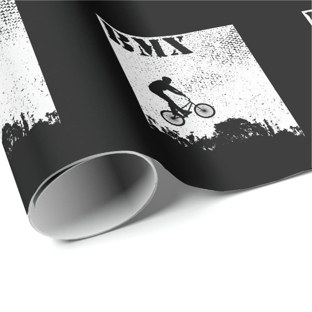 Papel De Regalo BMX Bike (Esquina del rollo)