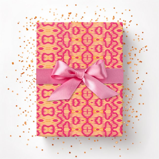 Papel De Regalo Boa Ripple in Pink and Orange (Subido por el creador)