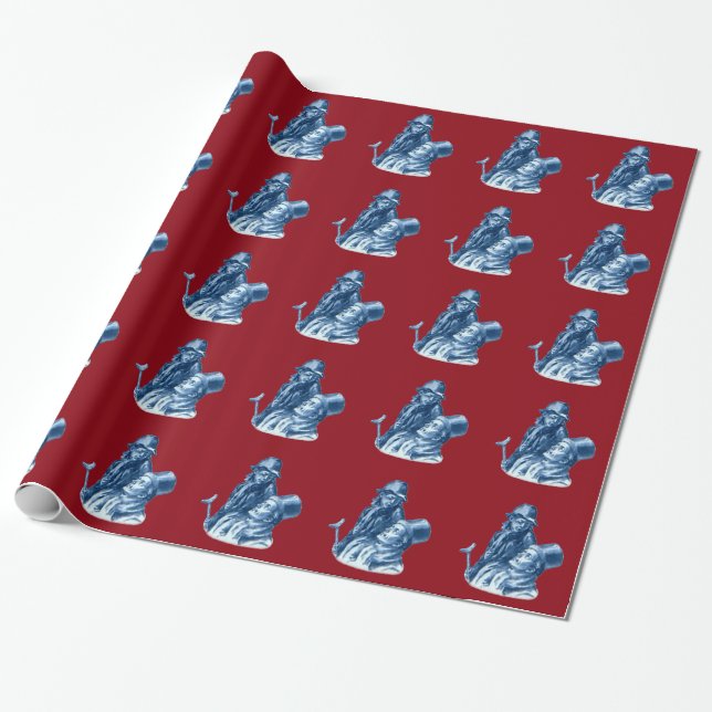 Papel De Regalo Bob Cratchit y los pequeños Navidades Tim Carol (Desenrollado)