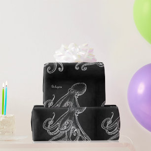 Papel De Regalo Boceto de Pulpo